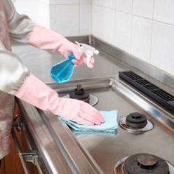 Găng tay cao su tự nhiên Towa size M- Màu xanh_7