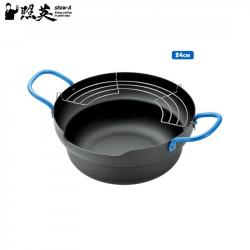 Nồi chiên dầu đáy từ kèm khay ráo dầu Show-A 24cm_2