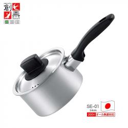 Nồi inox có tay cầm Tsubame 14cm_2