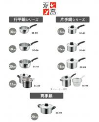 Nồi inox có tay cầm Tsubame 18cm_7