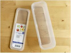 Hộp bảo quản đũa thìa cỡ nhỏ Nakaya 530ml - trắng trong_11