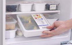 Hộp bảo quản thực phẩm vuông Nakaya 930ml - trắng trong_9