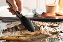 Kẹp gắp thức ăn đầu bọc 66 Nylon Echo 185mm_7