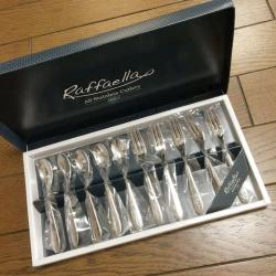 Set 10 chiếc thìa, nĩa inox cao cấp Raffaella 220mm_8