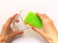 Set 2 miếng bọt biển kháng khuẩn Kripika Magic Kitchen - Vàng/ Xanh_7