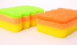 Set 2 miếng bọt biển kháng khuẩn Kripika Magic Kitchen - Vàng/ Xanh_8