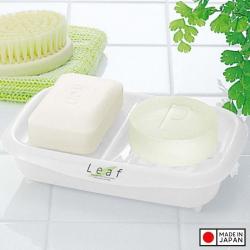 Khay đựng xà bông đôi Leaf - màu trắng_3