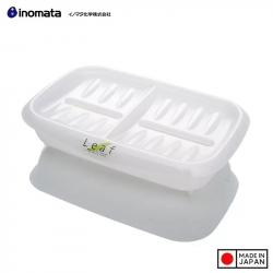 Khay đựng xà bông đôi Leaf - màu trắng_2