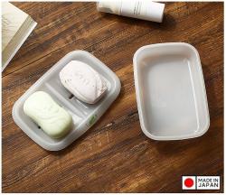 Khay đựng xà bông đôi Leaf - màu trắng_5