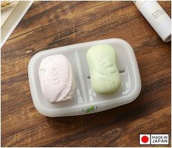 Khay đựng xà bông đôi Leaf - màu xanh_5