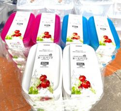 Bộ 2 hộp thực phẩm Nakaya Home Pack 800ml - Nắp trắng_2