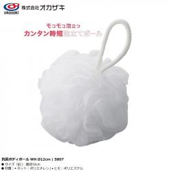 Bông tắm tạo bọt kháng khuẩn Okazaki Ø12cm_A