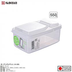 Hộp bảo quản thực phẩm Nakaya Open Pack L1 550ml_A