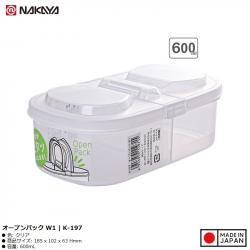 Hộp đựng thực phẩm Nakaya Open Pack W1 600ml_A